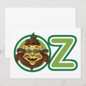 tovenaar van Oz, leeuw in de letter O (Voorkant / Achterkant)