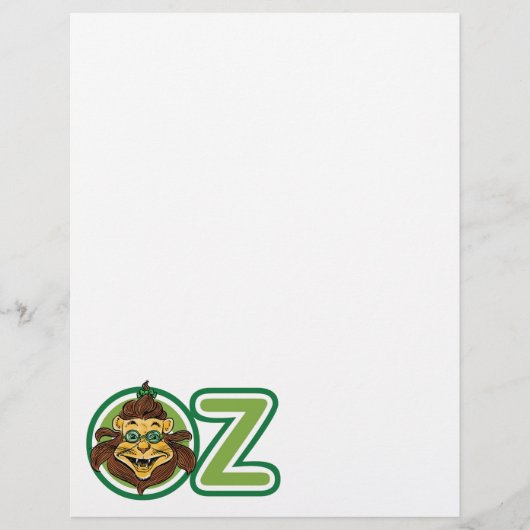 tovenaar van Oz, leeuw in de letter O Flyer (Voorkant)