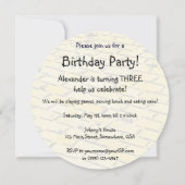  tovenaar van Oz Lion, Kindergeboortedag Kaart (Achterkant)