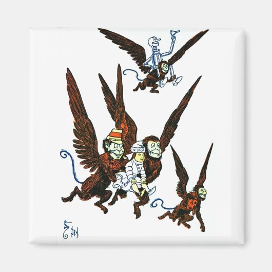 Tovenaar van Oz Magneet (Voorkant)