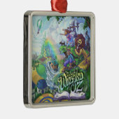 Tovenaar van Oz Metalen Ornament (Rechts)