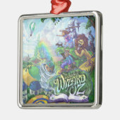 Tovenaar van Oz Metalen Ornament (Links)