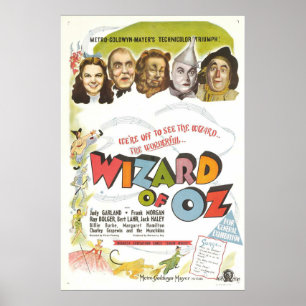  Tovenaar van Oz Musical Fantasy Film Poster