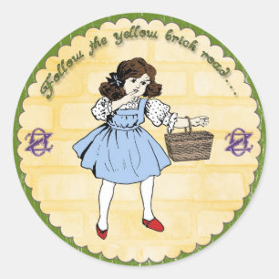 Tovenaar van Oz Party Dorothy Sticker