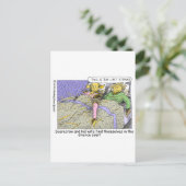 Tovenaar van Oz Scarecrow Funny Cartoon Mokken T - Briefkaart (Staand voorkant)