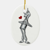  Tovenaar van Oz, Tinman Happy Smile heeft hart Keramisch Ornament (Voorkant)