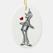  Tovenaar van Oz, Tinman Happy Smile heeft hart Keramisch Ornament (Achterkant)