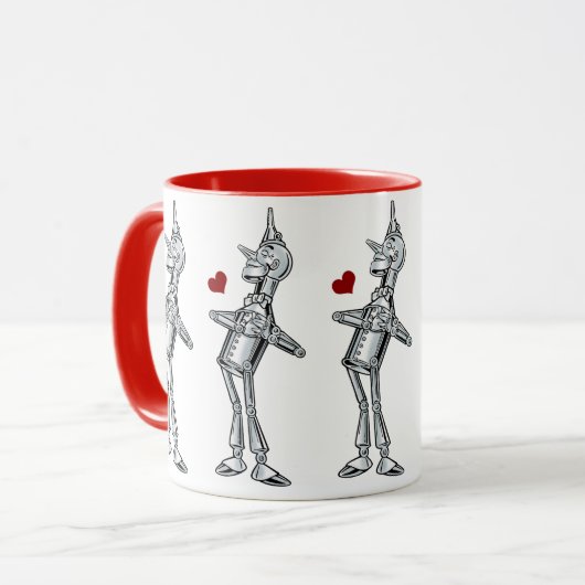 Tovenaar van Oz, Tinman Happy Smile heeft hart Mok (Voorkant links)