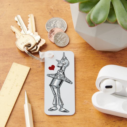  Tovenaar van Oz, Tinman Happy Smile heeft hart Sleutelhanger (Bureau)