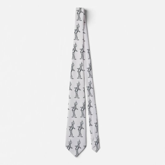  Tovenaar van Oz, Tinman Happy Smile heeft hart Stropdas (Voorkant)