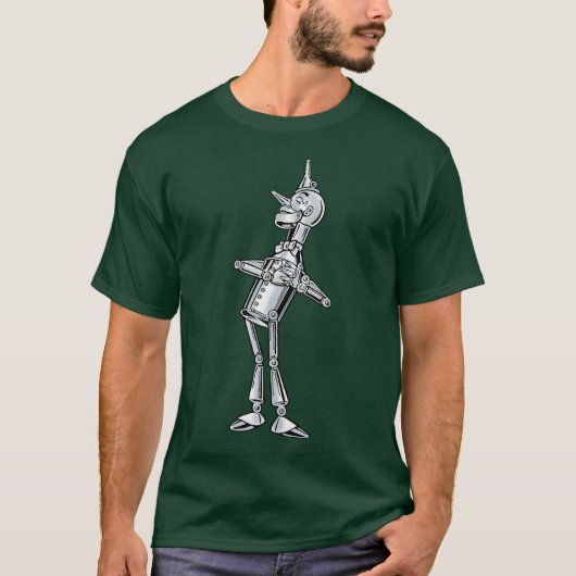 Tovenaar van Oz, Tinman Happy Smile heeft hart T-shirt (Voorkant)