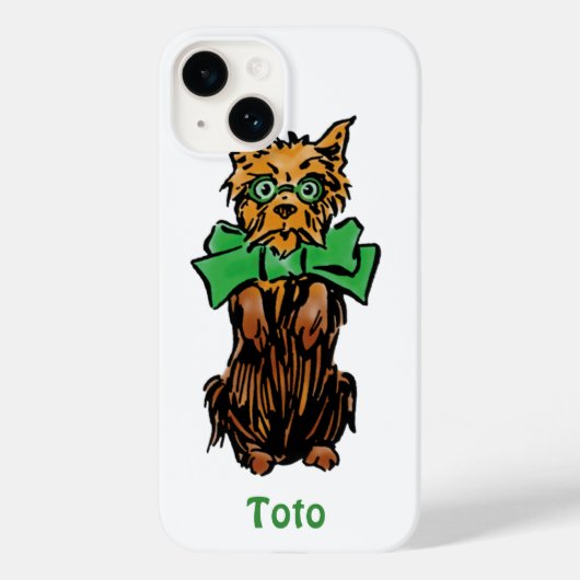 Tovenaar van Oz Toto Dog met Groene Bow Case-Mate iPhone Case (Achterkant)