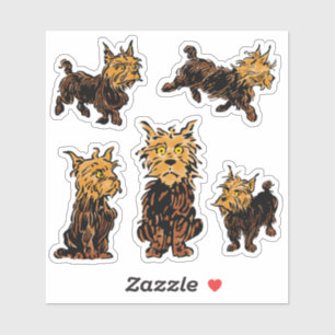  Tovenaar van Oz, Toto the Dog Sticker