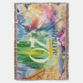 Tovenaar van Oz Verjaardag Goede Heks Custom Decor Deken (Voorkant Verticaal)