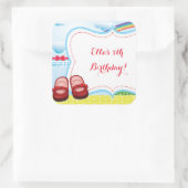 Tovenaar van Oz Verjaardag Stickers (Tas)