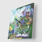 Tovenaar van Oz Vierkante Klok (Hoek)