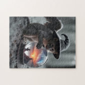 Tovenaar van Oz Wicked vliegende aap Legpuzzel (Horizontaal)