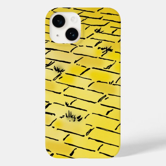  tovenaar van Oz Yellow Brick Road van Denslow Case-Mate iPhone Case (Achterkant)