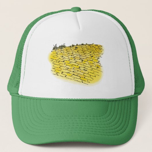 tovenaar van Oz Yellow Brick Road van Denslow Trucker Pet (Voorkant)