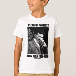 Tovenaar van Wireless Nikola Tesla T-shirt