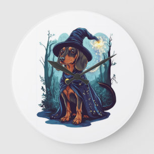 Tovenaar Wiener � Magische Dachshund Grote Klok