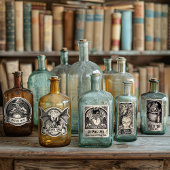 Tovenaar Witch Potion Fles Halloween Spice Labels