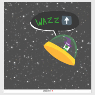 Tovenaarsbuitenaards sticker!! sticker