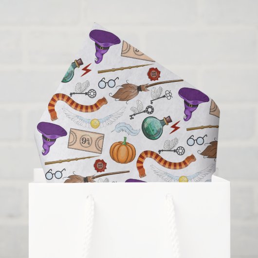 Tovenaarschool Magie Decoupage Papier, Fantasie Tissuepapier (Cadeauzakje)