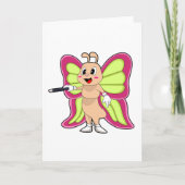 Tovenaarsstaf Vlindermagie Kaart (Voorkant)