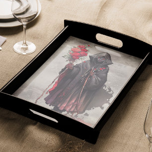 tovenarij Shadowy Dark Witch Glowing Red Eyes Tissuepapier