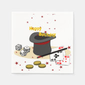 Tover Show Verjaardagsfeestje Kinderen Servet (Voorkant)