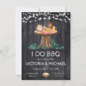 Toverachtige avond achtertuin BBQ met slinger van Kaart (Voorkant)
