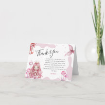 toverachtige kleine Zeemeermin Baby Shower bedankk