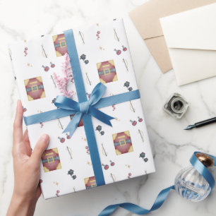 Toverboeken Hekserij Kinderverjaardag Cadeaupapier