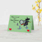 TOVEREZ VAN OZ VALENTIJN KAART (Gele Bloem)