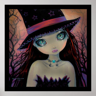 Toverheks Fantasy Art Poster