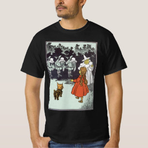 Toverheks van Oz Dorothy Toto Glinda Munchkins T-shirt