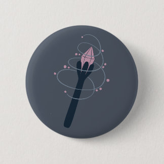 Toverige Halloween Magische Staf Ronde Button 5,7 Cm