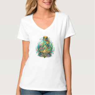 Toverige Sprookjestuin Botanische Kunst T-shirt