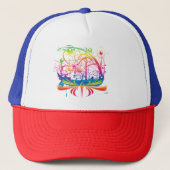 Toversegelboot Trucker Hoed Pet (Voorkant)