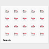 Tow-service Ronde Sticker (Vel)