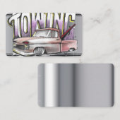 Tow Truck dessin carte de visite automatique (Devant / Derrière)