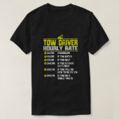 Tow Truck Driver Funny UW-cadeau Towing Dad T-shirt (Design voorkant)