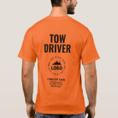 Tow Truck Driver T-Shirt (Dos)
