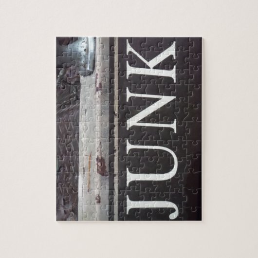  Tow Truck JUNK SIGN Legpuzzel (Verticaal)