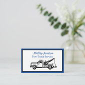 Tow Truck Services Visitekaartje (Staand voorkant)