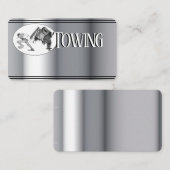 Tow Truck tekening Auto visitekaartje (Voorkant / Achterkant)