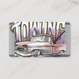 Tow Truck tekening Auto visitekaartje
