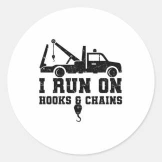Tow Truck | Tow Truck Car Breakdown Giften Ronde Sticker