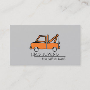 Tow Truck Towing Road Service Visitekaartje